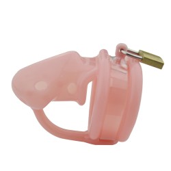 birdlocked pico mcd male chastity pink