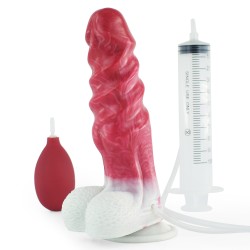 squirting silicone dildo 18