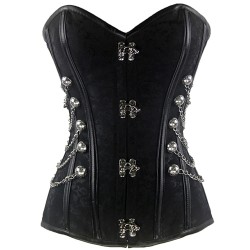 fashion vintage punk style overbust corset